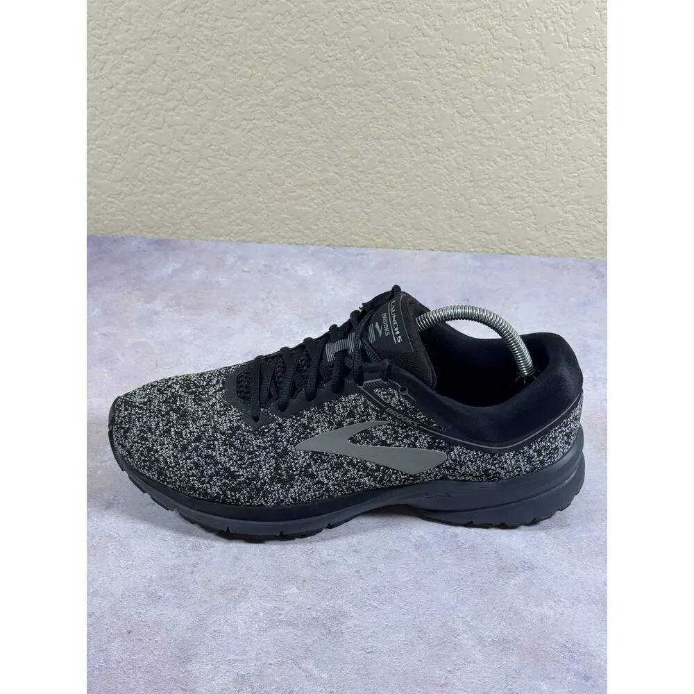 Brooks Launch 5 Men’s Size 11 D Black Gray Running Shoe Sneaker 1102781D051